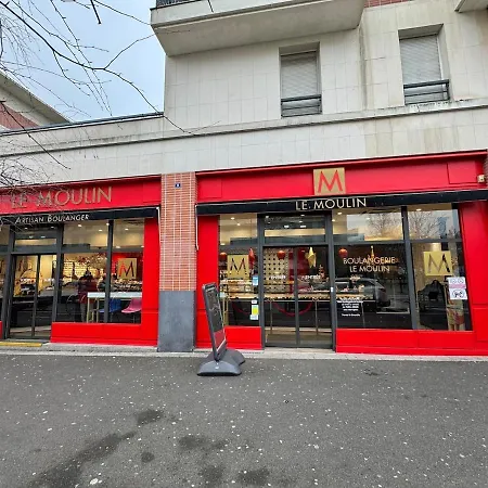 Spacieux 2 Avec Terrasse Et Parking Rer D à 1 Min Apartamento *
